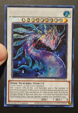 misprint name shift Ghoti of the Deep Beyond (Secret Rare) RA04-EN060 yugioh 1st - Image 1