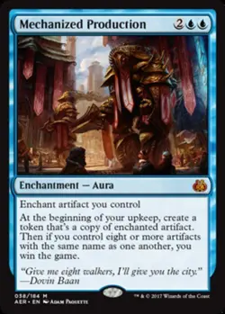 Mechanized Production - Aether Revolt #038/184 MTG Magic The Gathering - Image 1