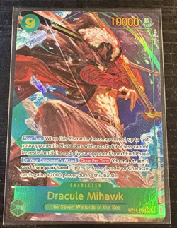 Dracule Mihawk SEC Alt Art OP14-119 One Piece TCG English - Image 1