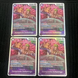 4x Donquixote Doflamingo OP10-071 SR (Full Playset) One Piece TCG English - Image 1