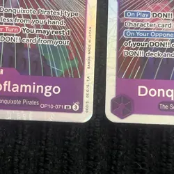 4x Donquixote Doflamingo OP10-071 SR (Full Playset) One Piece TCG English - Image 2