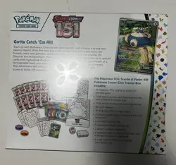 Pokemon TCG Scarlet & Violet 151 Pokemon Center Elite Trainer Box ETB 820650854668 - Image 5