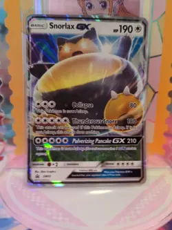 Snorlax GX - SM05 - Black Star Promo (Regular Size) NM+ - Pokemon TCG Card - Image 1