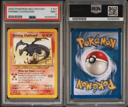 2002 Pokemon Neo Destiny Shining Charizard 107/105 PSA Mint 9 - Image 3