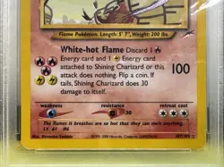 Pokemon 2002 Shining Charizard 107/105 Neo Destiny Holo PSA 4 - Image 4