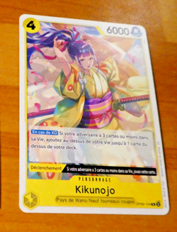 ONE PIECE CARD GAME ST CARTE FRANCAISE ST28 KIKUNOJO OP06-104 R FR MINT - Image 1