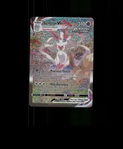 FAN-ART READ DESCRIPTION BELOW SPARKLING HOLO SYLVEON Pokemon Card p2 - Image 1