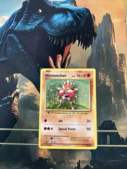 Pokemon TCG Hitmonchan Evolutions Holo Rare Card 62/108 - Image 1