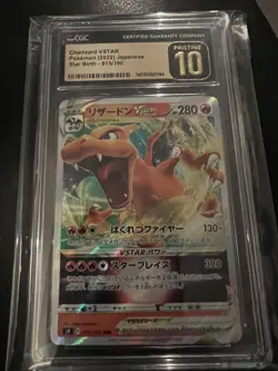 CGC 10 PRISTINE Charizard VSTAR 015/100 HOLO RARE Japanese Pokemon Card - Image 1