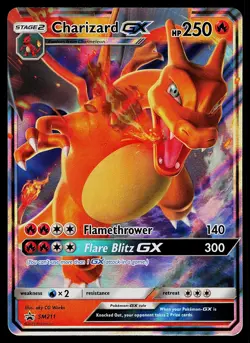 Pokemon Card - Charizard GX Sun & Moon Promo SM211 Holo - Image 1