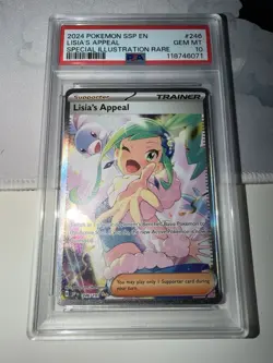 Lisia's Appeal SIR 246/191 Surging Sparks PSA 10 Gem Mint Pokemon Card - Image 1