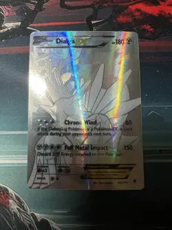 Pokemon Dialga-EX Secret Rare Full Art Holo 122/119 XY Phantom Forces Card - Image 1