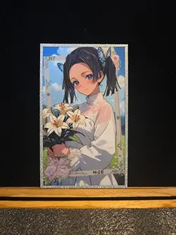 Rare "NF" Aoi Kanzaki Holo Card Demon Slayer: Kimetsu no Yaiba Anime (Near Mint) - Image 1