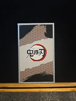 Rare "NF" Aoi Kanzaki Holo Card Demon Slayer: Kimetsu no Yaiba Anime (Near Mint) - Image 2