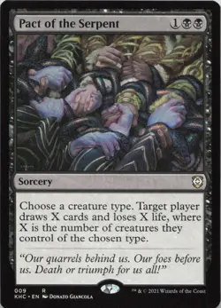 Pact of the Serpent R Commander: Kaldheim 9 - LP MTG - Image 1