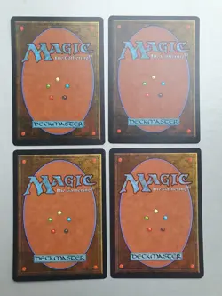 Red Elemental Blast x4 PLAYSET, MTG Revised /3rd Ed(1994) Common Red Instant NM - Image 2