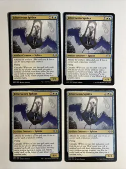 4x Mtg Modern Horizons 2 Ethersworn Sphinx NM/M Magic The Gathering - Image 1