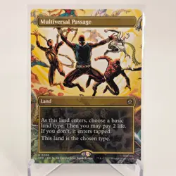 Multiversal Passage Borderless 0206 MTG Marvel's Spider-Man Rare NP - Image 1