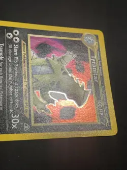 Pokemon TCG Tyranitar Neo Discovery Holo Card 12/75 Unlimited Rare LP Condition - Image 3