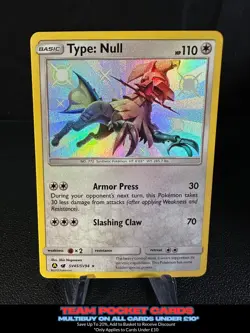Type: Null SV45/SV94, Hidden Fates, Pokemon, NM - Image 1