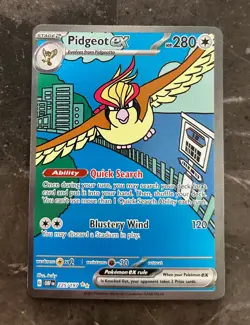 Pokemon Obsidian Flames - LIGHT PLAY - PIDGEOT EX - SPECIAL ILLUSTRATION 225/197 - Image 1