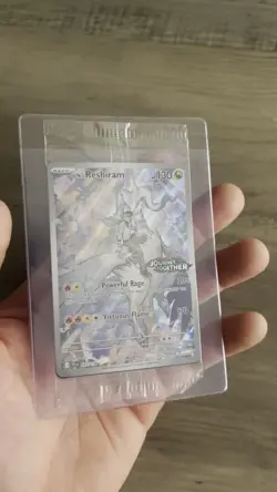 POKEMON N'S RESHIRAM 167/159 -JOURNEY TOGETHER -STAMPED BOX TOPPER PROMO HOLO - Image 2