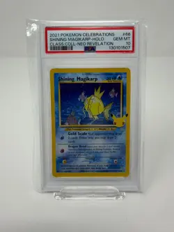 2021 POKEMON CELEBRATIONS CLASSIC COLL #66 SHINING MAGIKARP-HOLO PSA 10 - Image 1