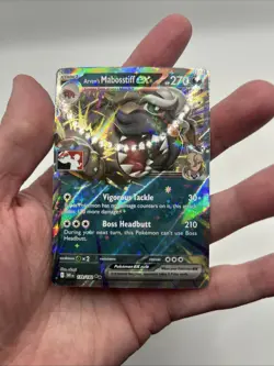 139/182 Arven's Mabosstiff ex Pokemon TCG Prize Pack Series 8 Stamped Destined - Image 4