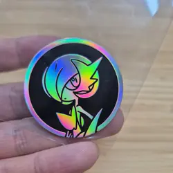 Pokemon TCG Gardevoir Shiny Silver Holo MEGA EVOLUTION Mini Coin - Image 1