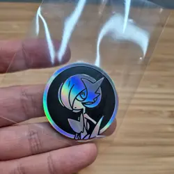 Pokemon TCG Gardevoir Shiny Silver Holo MEGA EVOLUTION Mini Coin - Image 2