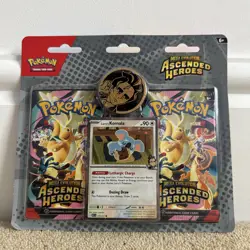 Pokemon TCG - Ascended Heroes 2 Pack Collection Blister - Larry's Komala- SEALED - Image 1