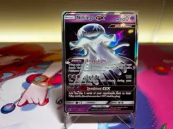 Nihilego GX 49/111 Pokemon TCG Crimson Invasion Rare Art Holo LP - Image 1