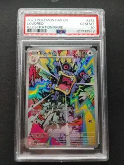 Pokemon Paradox Rift Loudred #212 Illustration Rare PSA 10 Gem Mint - Image 1