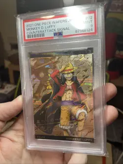 2021 One Piece Monkey D Luffy PSA 9! Japan mint condition, TCG Holographic, CCG - Image 4
