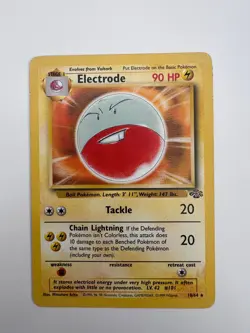 Electrode Pokemon Card Non-Holo 18/64 Jungle Set Rare Vintage 1999 Original LP - Image 1