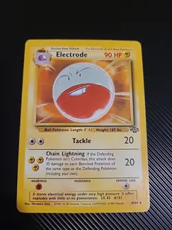 Electrode - 18/64 - Pokemon Jungle Unlimited Rare Card Vintage WOTC LP - Image 1