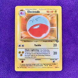 ⚡ Electrode 18/64 - Non-Holo Rare - Jungle 1999 Pokemon Card #LGT - Image 1