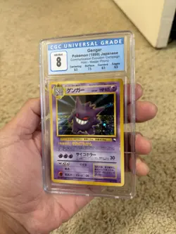 Gengar Pokemon Card Japanese No. 094 Masaki Vending Evolution Promo Holo CGC 8 - Image 4