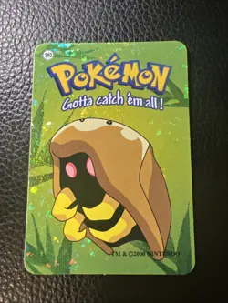 kabuto 140 Pokemon Vintage Prism Vending 2000 Nintendo Bandai Carddass 29 - Image 1