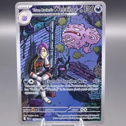 Team Rocket's Weezing - 199/182 Illustration Rare SV10: Destined Rivals Pokemon - Image 1