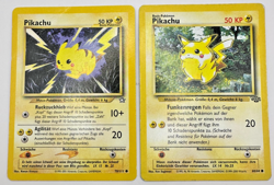 Pokemon Karte TCG Pikachu 60/64+70/111 Neo Genesis no Holo Vintage Deutsch GD - Image 1