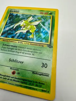 Pokemon Karte TCG Sichlor 10/64 Dschungel Holo Rare Vintage WOTC Deutsch LP - Image 3