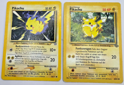 Pokemon Karte TCG Pikachu 60/64+70/111 Neo Genesis no Holo Vintage Deutsch LP - Image 1