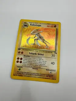 Pokemon Karte TCG Kaputops 9/62 1.Fossil Holo Rare Vintage WOTC LP Deutsch - Image 2