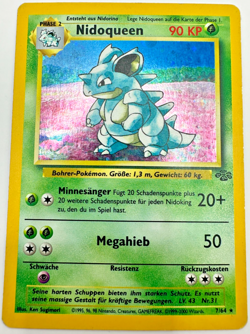 Pokemon Karte TCG Nidoqueen 7/64 Dschungel Holo Rare Vintage WOTC Deutsch LP - Image 1