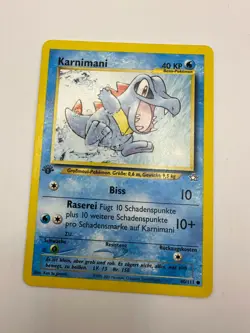 Pokemon Karte TCG Karnimani 80/111 1. Neo Genesis no Holo Vintage Deutsch LP - Image 2
