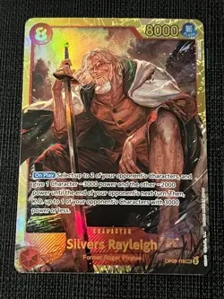 OP08-118 Silvers Rayleigh SEC Alt Art One Piece TCG English Card Two Legends - Image 1