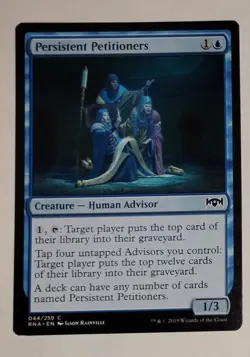 Persistent Petitioners Regular 044/259 Common Magic The Gathering Card MTG 2019 - Image 1