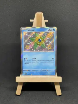 Pokemon TCG Staryu Paldean Fates Baby Shiny Rare Card 118/091 pack fresh - Image 1