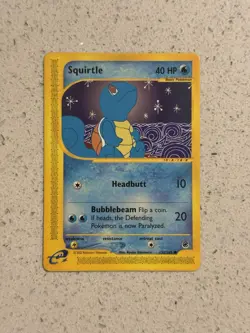 Squirtle 132/165 Expedition Non-Holo E-Reader Pokemon Card VLP - Image 1